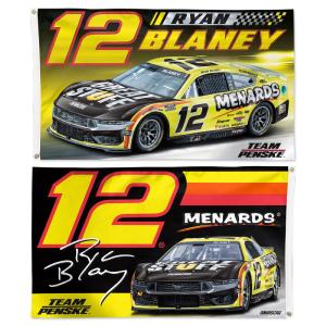 Ryan Blaney Menards Two-Sided NASCAR 3x5 Flag Outlet Shop