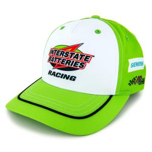 Ty Gibbs Interstate Batteries Uniform Pit Hat Green/White Buy Cheap Free Shipping