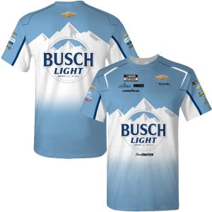 Ross Chastain 2025 Busch Light Sublimated Uniform Pit Crew T-Shirt Preorder - Currently Projected March Cheap Online Online