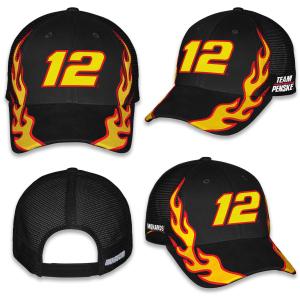 Ryan Blaney 2025 Flame #12 Mesh Hat Black Preorder - Currently Projected April Pick A Best For Sale