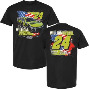 William Byron 2025 Raptor Patriotic Car T-Shirt Black Outlet Cheap Quality