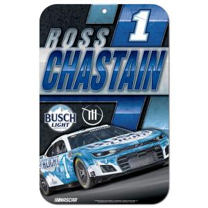 Ross Chastain Busch Light #1 11x17 Plastic Sign - Sale Cheap With Paypal