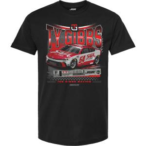 Ty Gibbs 2025 Saia Downforce T-Shirt Black - Sale Cheap Manchester Great Sale