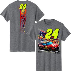 William Byron 2025 Axalta Graphite 2-Spot T-Shirt Gray Clearance Largest Supplier
