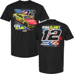 Ryan Blaney 2025 Menards Patriotic Car T-Shirt Black Discount Release Dates