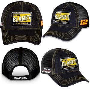 Ryan Blaney 2025 Vintage Patch Hat Black Preorder - Currently Projected March Free Shipping Fast Delivery