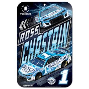Ross Chastain 2025 Busch Light #1 11x17 Plastic Sign Reliable