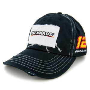 Ryan Blaney Menards Distressed Vintage Patch Hat Black - Sale Buy Cheap Very Cheap