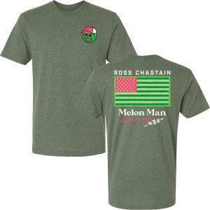 Ross Chastain 2025 Watermelon Flag T-Shirt Green Cheap Online