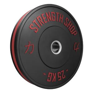 Rubber Bumper Plates w/ Colour Coded Stripe, 5kg-25kg or 150kg Set Discount Many Kinds Of