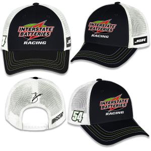 Ty Gibbs 2025 Interstate Sponsor Mesh Hat Black/White Preorder - Currently Projected March Brand New Unisex Cheap Online