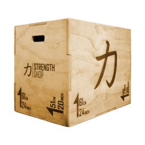 Large Wooden Plyo Box - 76CM X 61CM X 51CM Real Cheap Online