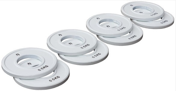 Fractional Steel Plate Package, White - 8 x 0.5KG Discount Authentic Online