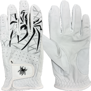 **NEW!** Spiderz Premium Golf Glove - White/Black Buy Cheap Hot Sale