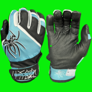 Spiderz PRO Batting Gloves - Black/Teal Best Pices