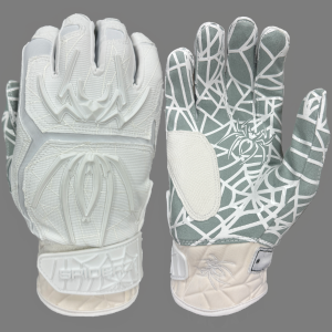 Spiderz HYBRID Batting Gloves - White/White Fashionable For Sale