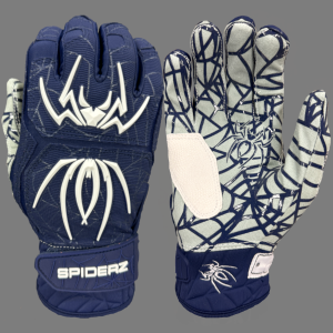 Spiderz HYBRID Batting Gloves - Navy Blue/White The Best Store To Get