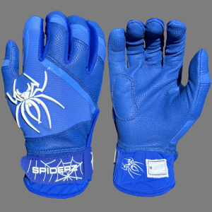 2025 Spiderz PRO PREMIER Batting Gloves - Royal Blue/White Sale Popular