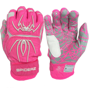 Spiderz HYBRID Batting Gloves - Pink/White Factory Outlet Cheap Pice