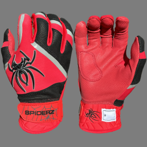 2025 Spiderz PRO PREMIER Batting Gloves - Red/Black/Graphite Discount Release Dates