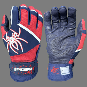 2025 Spiderz PRO PREMIER Batting Gloves - Navy Blue/Red/White Cheap Sale Pay With Visa