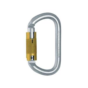 Singing Rock Steel Oval Carabiner, Triple Lock Authentic
