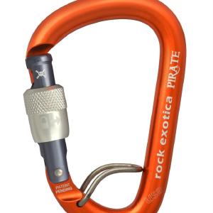 Rock Exotica Pirate Wire Eye Screwgate Carabiner Quality Free Shipping For Sale