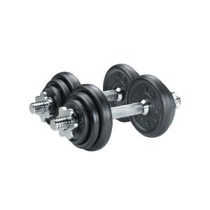 York Cast Iron Plate Dumbbell Set - 20kg Discount Store