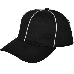 HT100-Smitty Black w/ White Piping Flex Fit Football Hat Buy Cheap For Nice