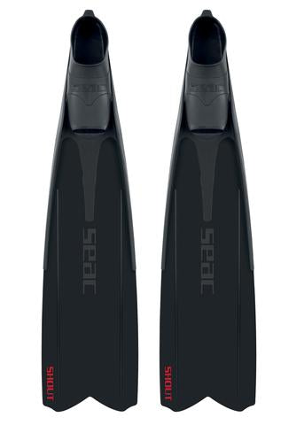 Seac Sub Shout Fins - New Black Sale Manchester Great Sale