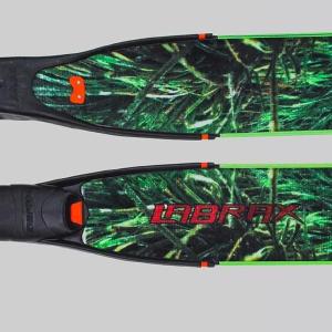 Labrax Boom Fibreglass Fins (Pair) Medium - Green Camo Cheap Sale 2025 New