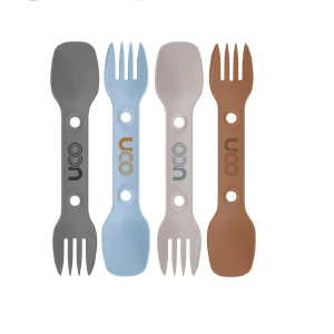 UCO Utility Spork 4-Pack with Lanyard Terra High Quality