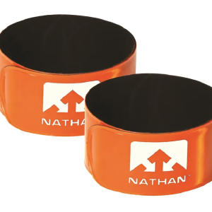 Nathan Reflex Snap Bands pair Hi-Viz Orange Clearance Websites