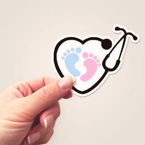 NICU Baby Feet Sticker Original For Sale