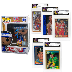 Sports Signature Series - Allen Iverson & Jose Canseco Extremely For Sale