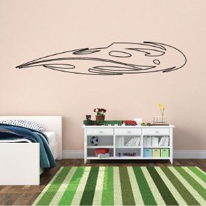 Twisted Fireball Ghost Flames Car Decal - Vinyl Decal - Wall Decal - CF531 Sale 2025 Unisex