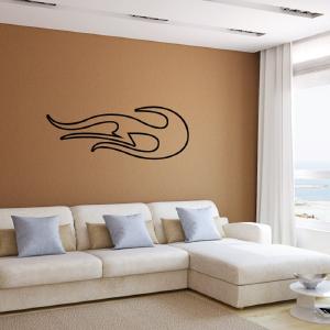 Twisted Fireball Ghost Flames Car Decal - Vinyl Decal - Wall Decal - CF211 Clearance Fast Delivery