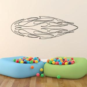 Twisted Fireball Ghost Flames Car Decal - Vinyl Decal - Wall Decal - CF535 Explore