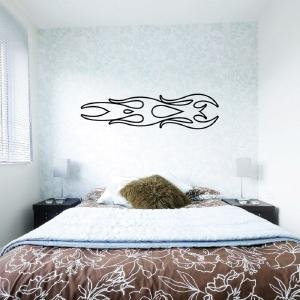 Twisted Fireball Ghost Flames Car Decal - Vinyl Decal - Wall Decal - CF155 Outlet Sast