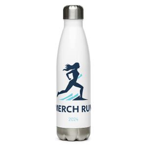 Merch Run Stainless steel water bottle Sale Enjoy