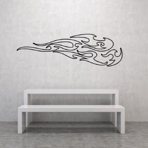 Twisted Fireball Ghost Flames Car Decal - Vinyl Decal - Wall Decal - CF210 Outlet Best Seller