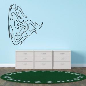 Twisted Fireball Ghost Flames Car Decal - Vinyl Decal - Wall Decal - CF517 Quality Free Shipping For Sale