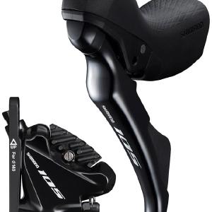105 ST-R7020 Left Standard Reach Double Hydraulic Brake/Shift Lever BR-R7070 Front Flat Mount Caliper Fork Adaptor Buy Cheap Outlet Locations