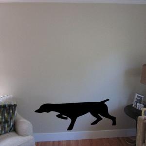 Simple Pointing Hunting Dog Decal Reliable For Sale