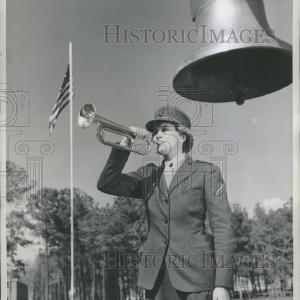 1944 Press Photo Marine Corps Reserve Horn Blower For Sale Official Site