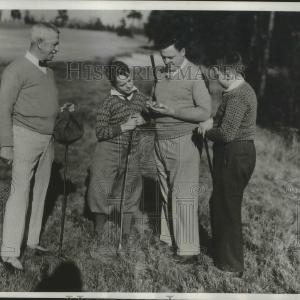 1934 Press Photo John Middleton grandsons Don & William & son CW golf Discount Hot Sale