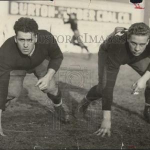 1931 Press Photo Bill Ohrenberger McGuirk Boston Eagles College Football Authentic For Sale