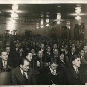 1937 Press Photo crowd at A. S. of L meeting January 6, 1936 Sale 100% Authentic