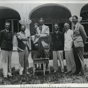 1934 Press Photo Award Ceremony for Prince of Wales Six-Meter Race Trophy Cheap Sale Online Online