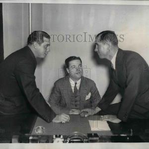 1937 Press Photo New York Giants Manager Bill Terry, Horace Stoneham,Travis Outlet 2025 New
